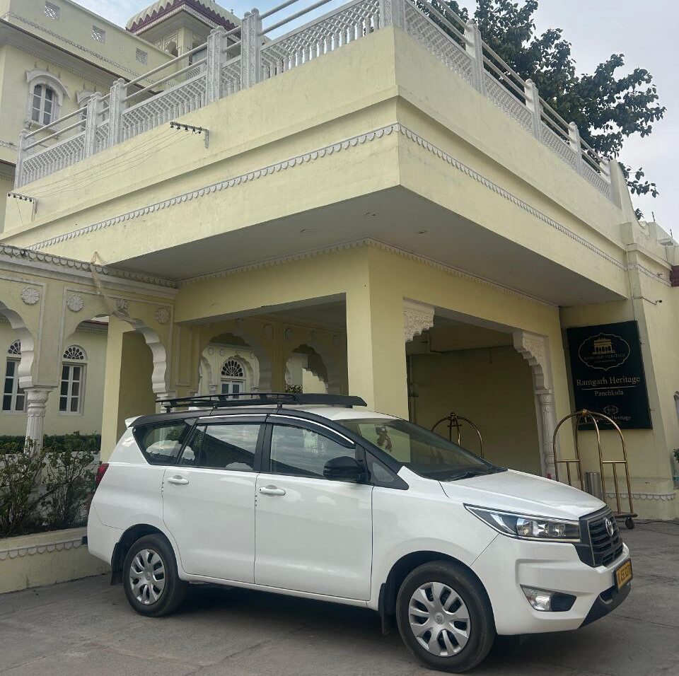 Innova Crysta 7 seater interior Chandigarh